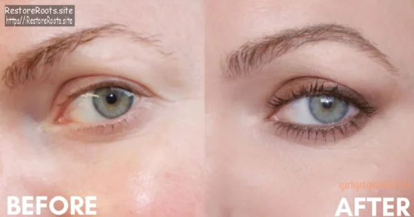 microblading eyebrows before and after